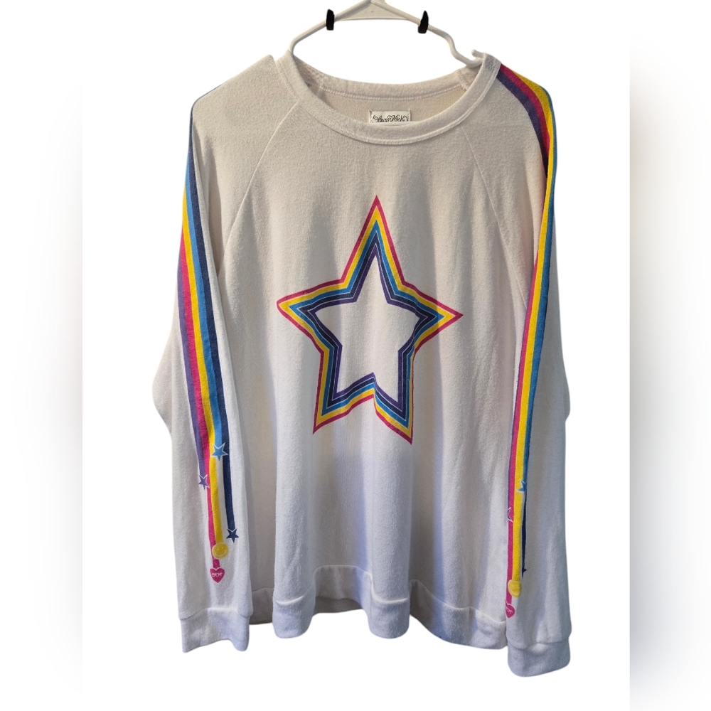Lauren Moshi Rainbiw Star sweatshirt